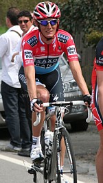 Andy Schleck pendant Li�ge-Bastogne-Li�ge 2010